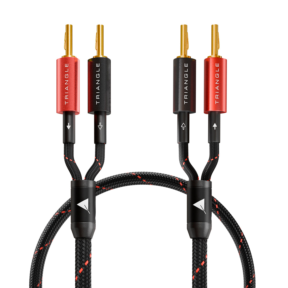 triangle cables d'enceintes montés câbles d'enceintes hifi RED serie pictures packshot details 01