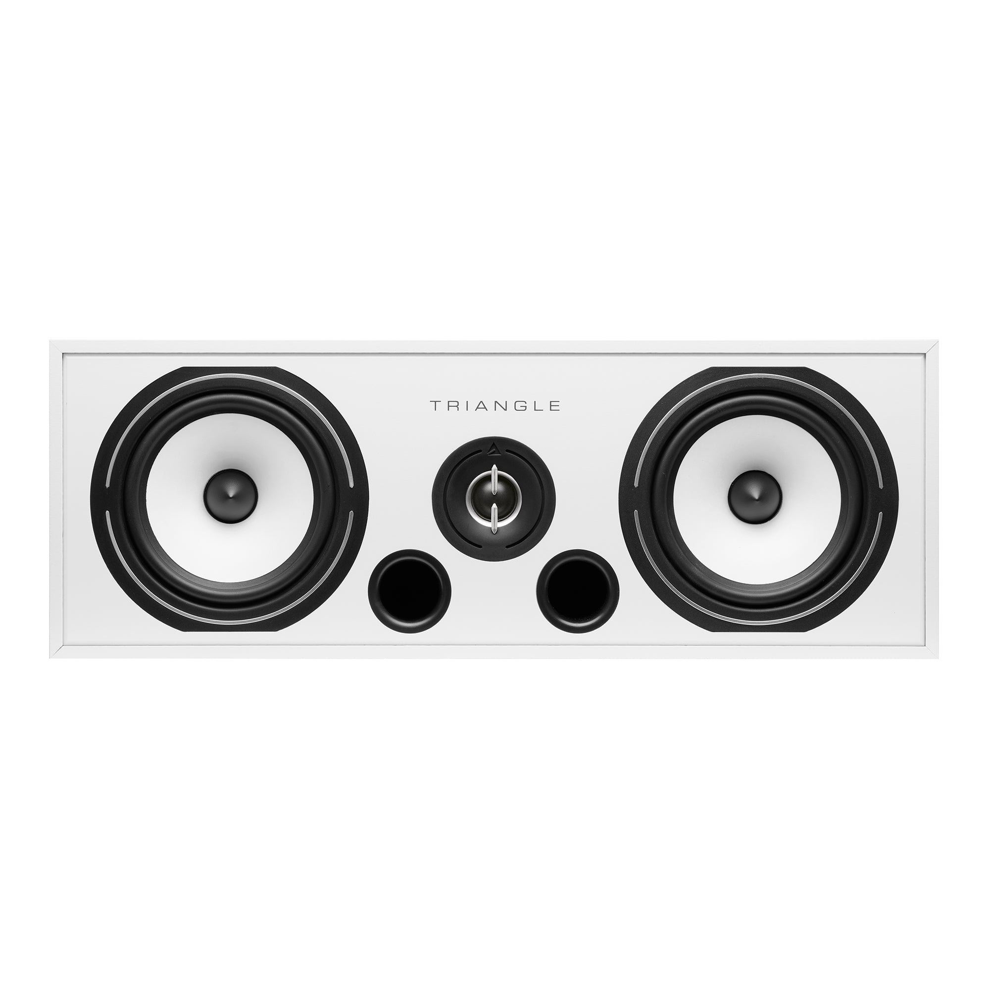 Triangle hifi enceinte centrale 16cm Borea BRC2 home cinema voie centrale 2 voies blanc face packshot 